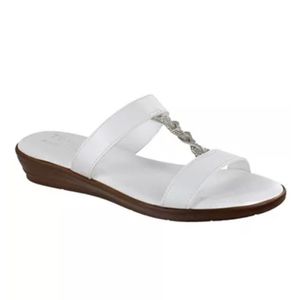 White Tuscany sandals